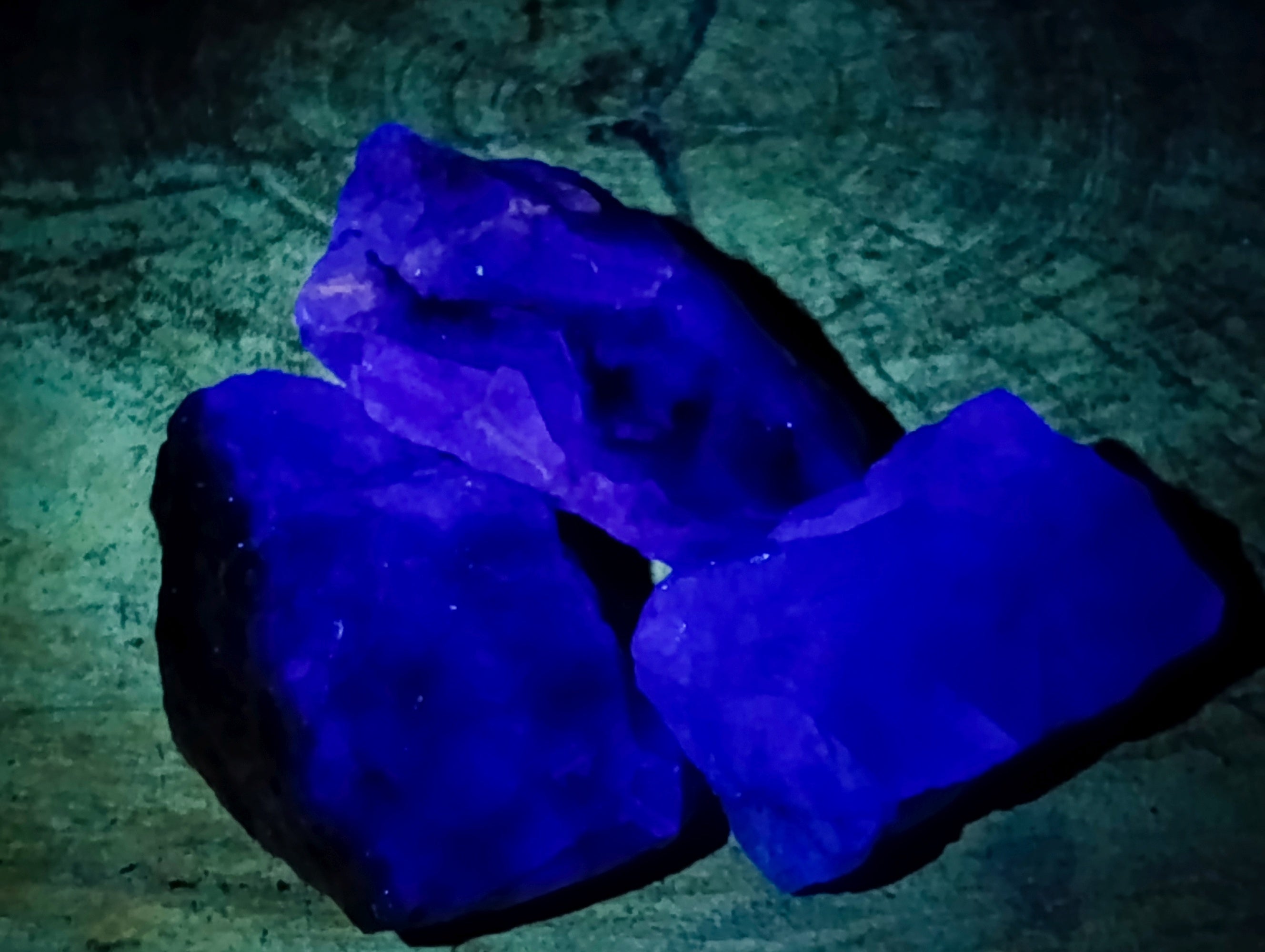 Natural Watermelon Fluorite Cobbed Specimens x 18 From Uis, Namibia - Toprock Gemstones and Minerals 