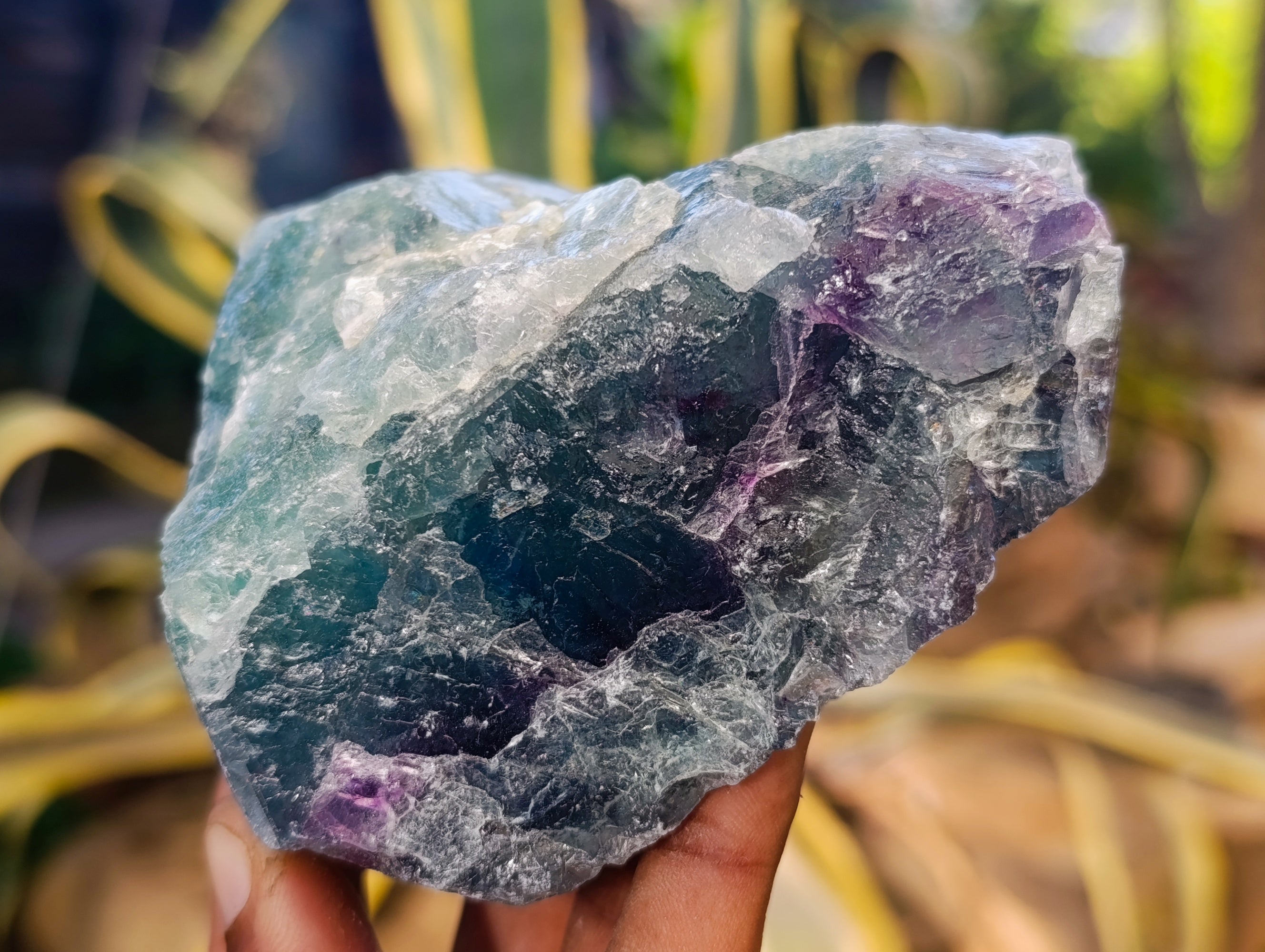 Natural Watermelon Fluorite Cobbed Specimens x 18 From Uis, Namibia - Toprock Gemstones and Minerals 