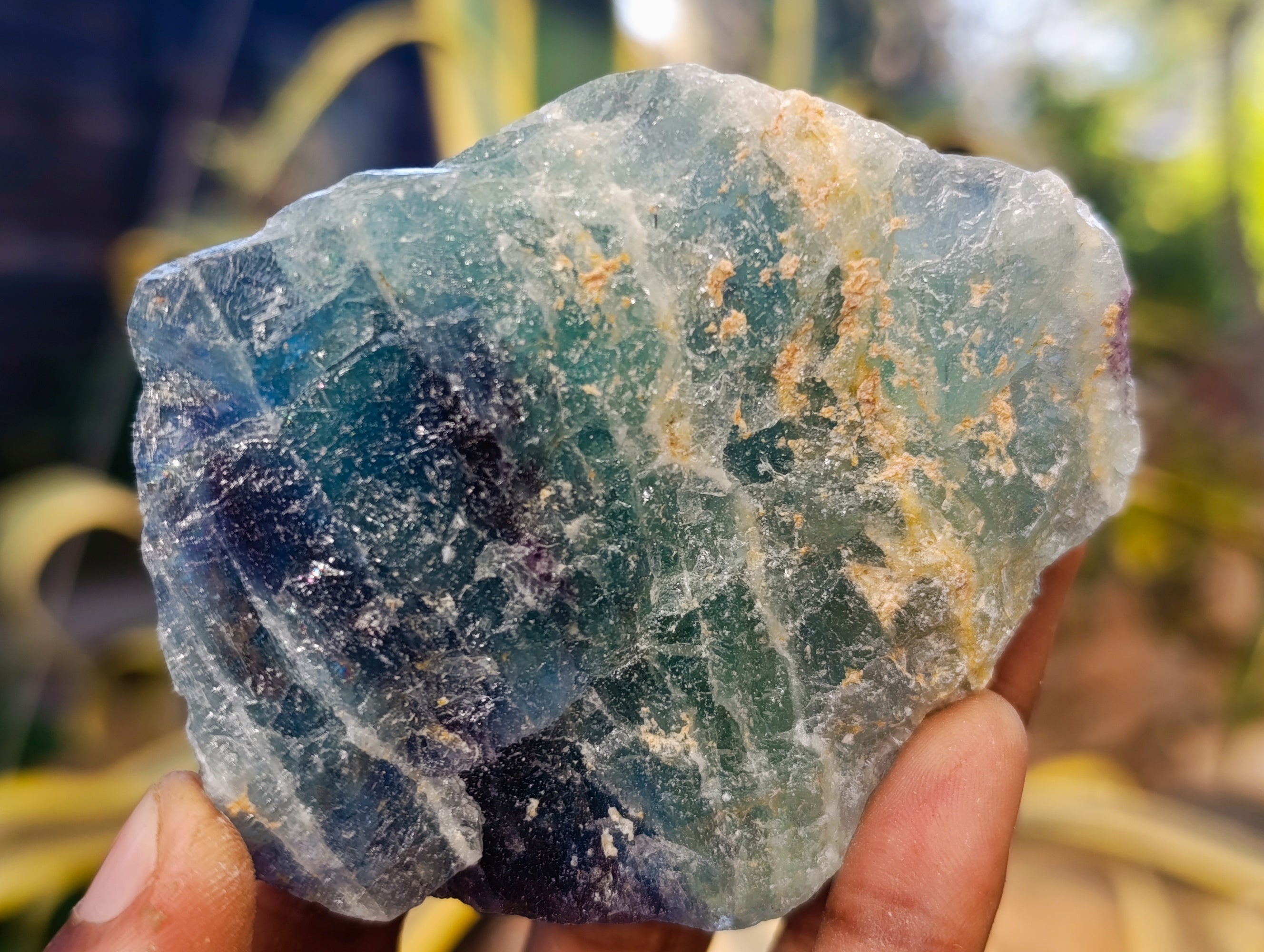 Natural Watermelon Fluorite Cobbed Specimens x 18 From Uis, Namibia - Toprock Gemstones and Minerals 