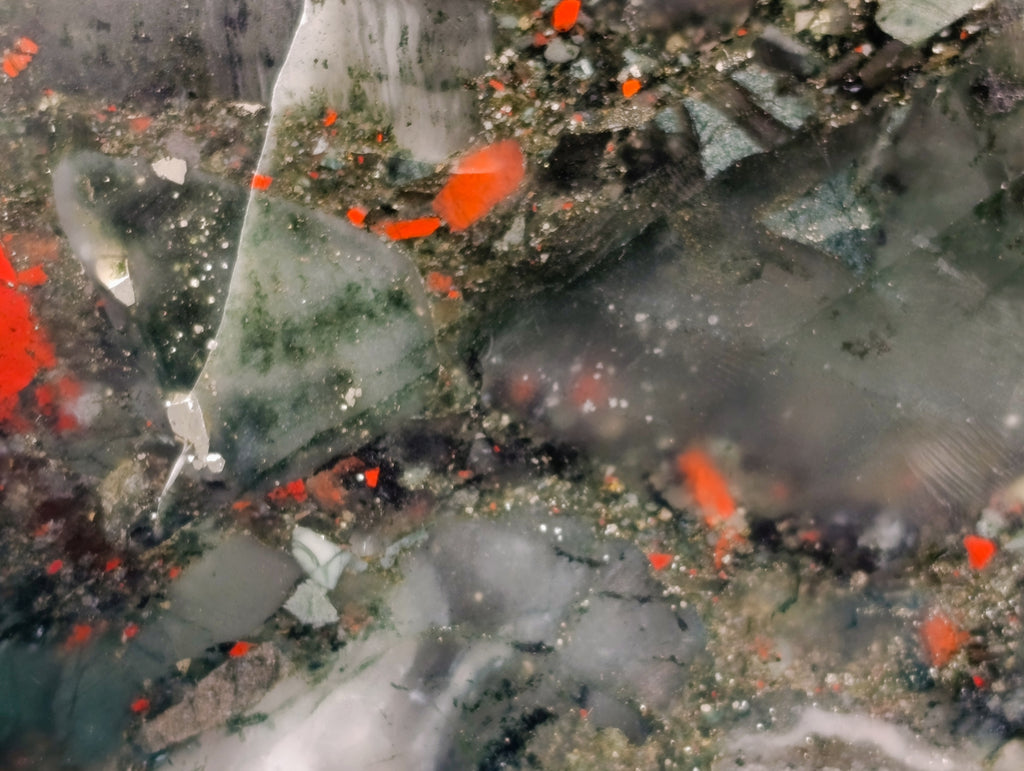 Polished Bloodstone Standing Free Forms x 2 From Swaziland - Toprock Gemstones and Minerals 