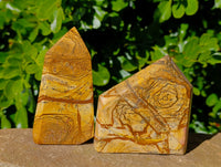 Polished Picture Stone Jasper Points x 3 From Ais-Ais, Namibia - Toprock Gemstones and Minerals 