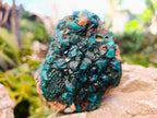 Natural Dioptase with Chrysocolla, Malachite and Shattuckite Specimens x 2 From Likasi, Congo - Toprock Gemstones and Minerals 