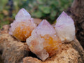 Natural Amethyst Spirit Quartz Clusters x 20 From Boekenhouthoek, South Africa - Toprock Gemstones and Minerals 
