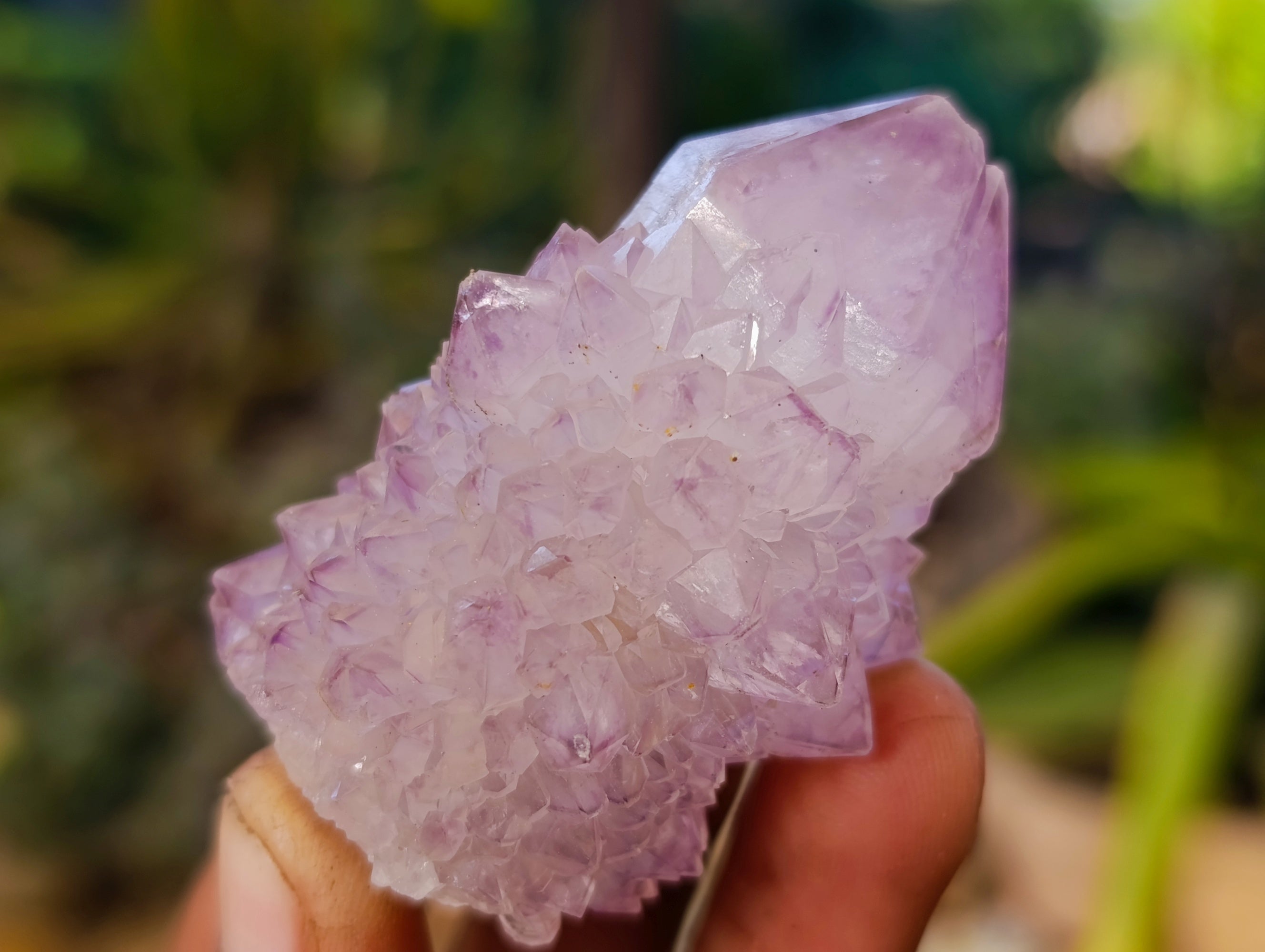 Natural Amethyst Spirit Quartz Clusters x 20 From Boekenhouthoek, South Africa - Toprock Gemstones and Minerals 