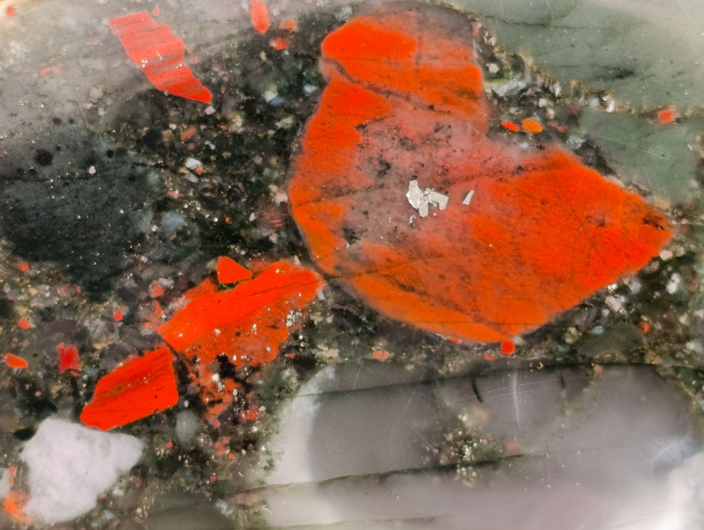Polished Bloodstone Standing Free Forms x 2 From Swaziland - Toprock Gemstones and Minerals 