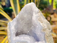 Natural Blue Lace Agate Geode Specimens x 2 From Nsanje, Malawi