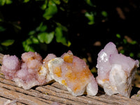 Natural Amethyst Spirit Quartz Clusters x 12 From Boekenhouthoek, South Africa