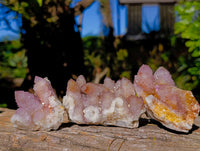Natural Amethyst Spirit Quartz Clusters x 12 From Boekenhouthoek, South Africa