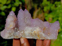 Natural Amethyst Spirit Quartz Clusters x 12 From Boekenhouthoek, South Africa