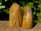 Polished Picture Stone Jasper Standing Free Forms x 2 From Ais-Ais, Namibia - Toprock Gemstones and Minerals 