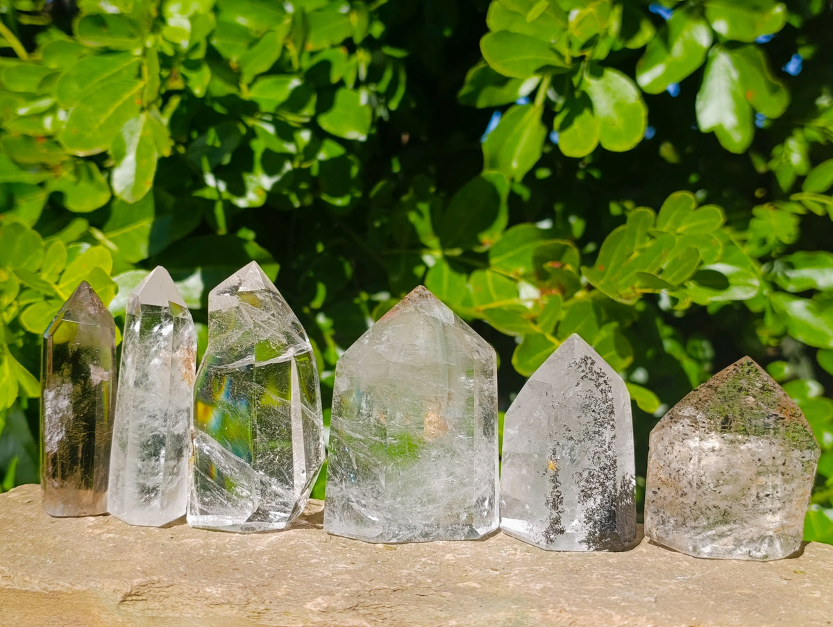 Polished Mix Of Selected Points x 6 From Madagascar - Toprock Gemstones and Minerals 