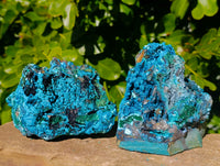 Natural Silica Chrysocolla Specimens x 5 From Kulukuluku, Congo - Toprock Gemstones and Minerals 