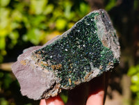 Natural Libethenite Crystals On Dolomite Matrix Specimens x 4 From Shituru, Congo - Toprock Gemstones and Minerals 