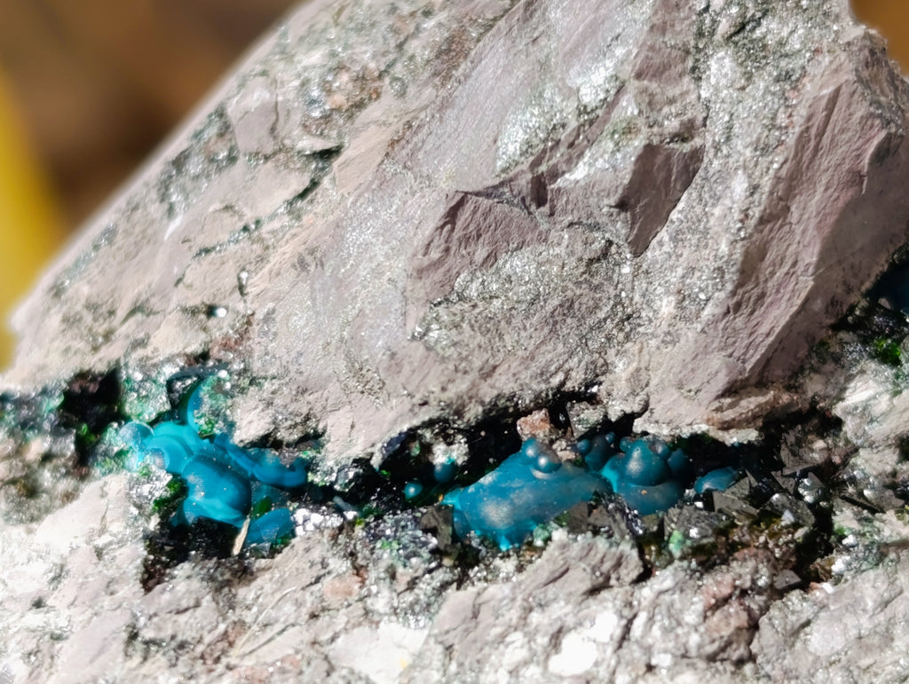Natural Libethenite Crystals On Dolomite Matrix Specimens x 6 From Shituru, Congo - Toprock Gemstones and Minerals 