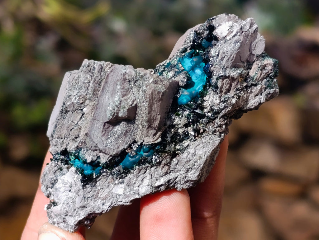 Natural Libethenite Crystals On Dolomite Matrix Specimens x 6 From Shituru, Congo - Toprock Gemstones and Minerals 