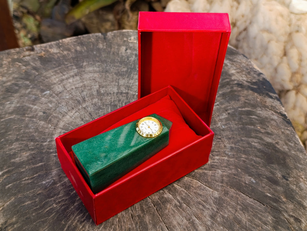 Polished Aventurine Obelisk Clock Towers - sold per item - From Zimbabwe - Toprock Gemstones and Minerals 