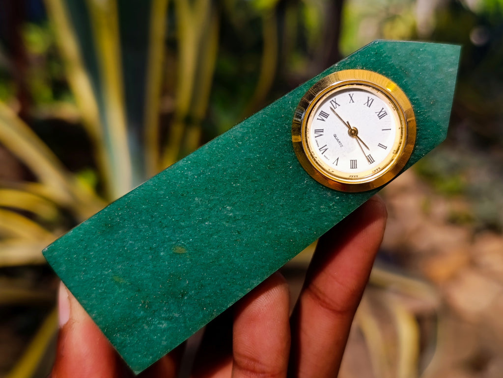 Polished Aventurine Obelisk Clock Towers - sold per item - From Zimbabwe - Toprock Gemstones and Minerals 