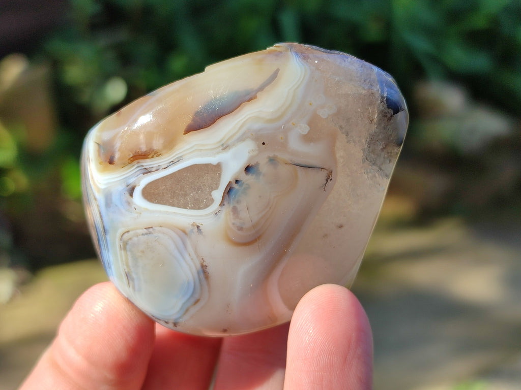 Polished Dendritic Opal Standing Free Forms x 5 From Moralambo, Madagascar - Toprock Gemstones and Minerals 