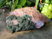 Natural Rare Rhodocalcite Specimens x 2 From Congo - Toprock Gemstones and Minerals 