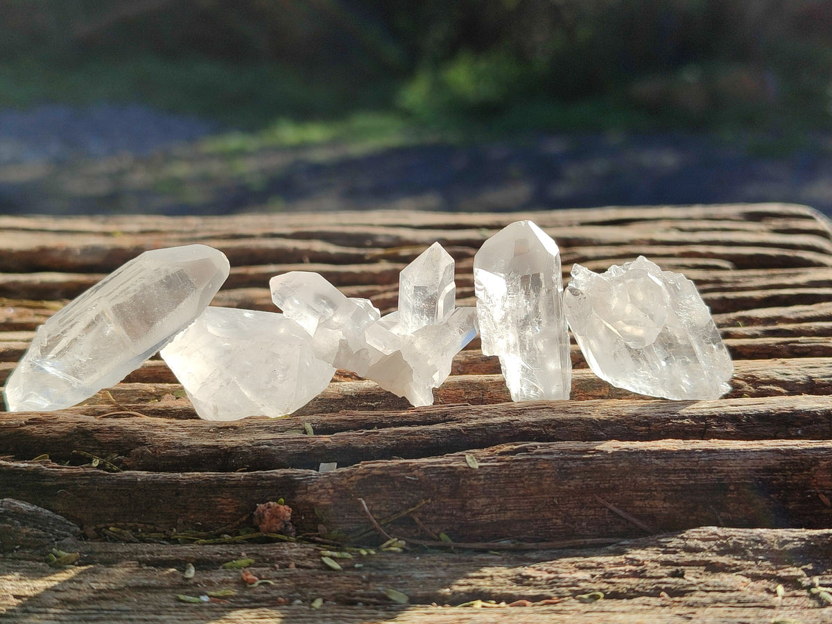 Natural Clear Quartz Crystals x 3 Kg Lot From Zambia - Toprock Gemstones and Minerals 