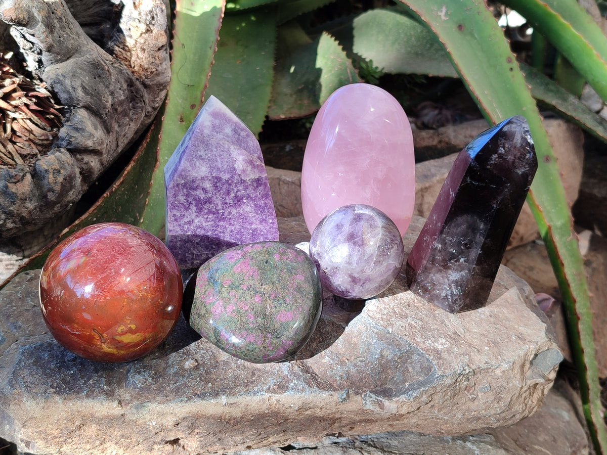 Polished Mix Of Selected Retail Items x 6 From Madagascar - Toprock Gemstones and Minerals 