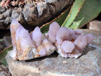 Natural Amethyst Spirit Quartz Clusters x 6 From Boekenhouthoek, South Africa