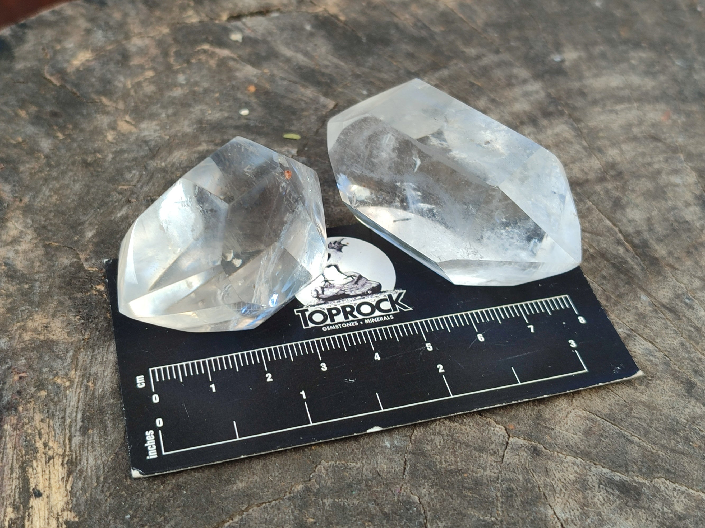 Polished Double Terminated Quartz Crystals x 24 From Madagascar - Toprock Gemstones and Minerals 