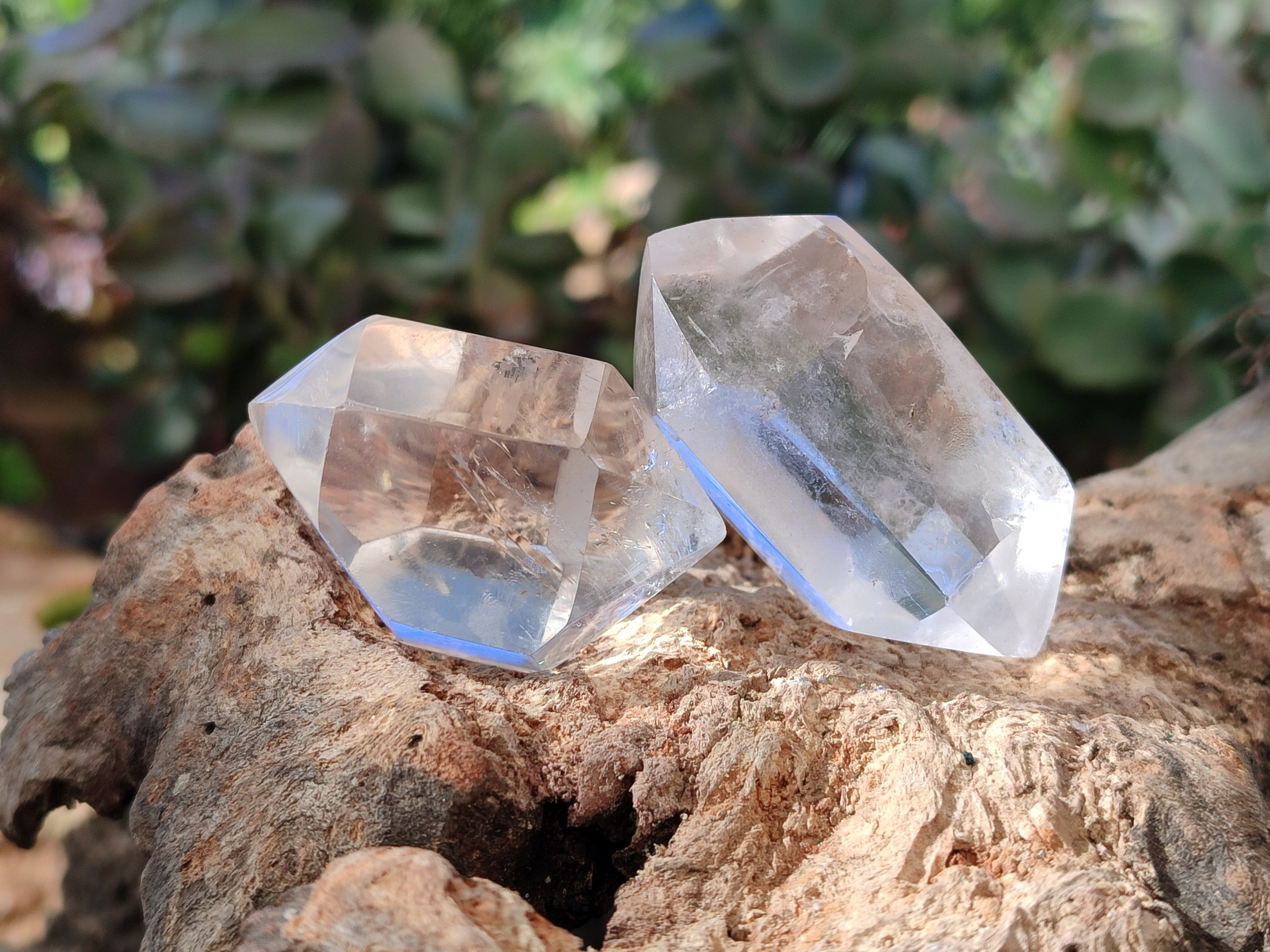 Polished Double Terminated Quartz Crystals x 24 From Madagascar - Toprock Gemstones and Minerals 