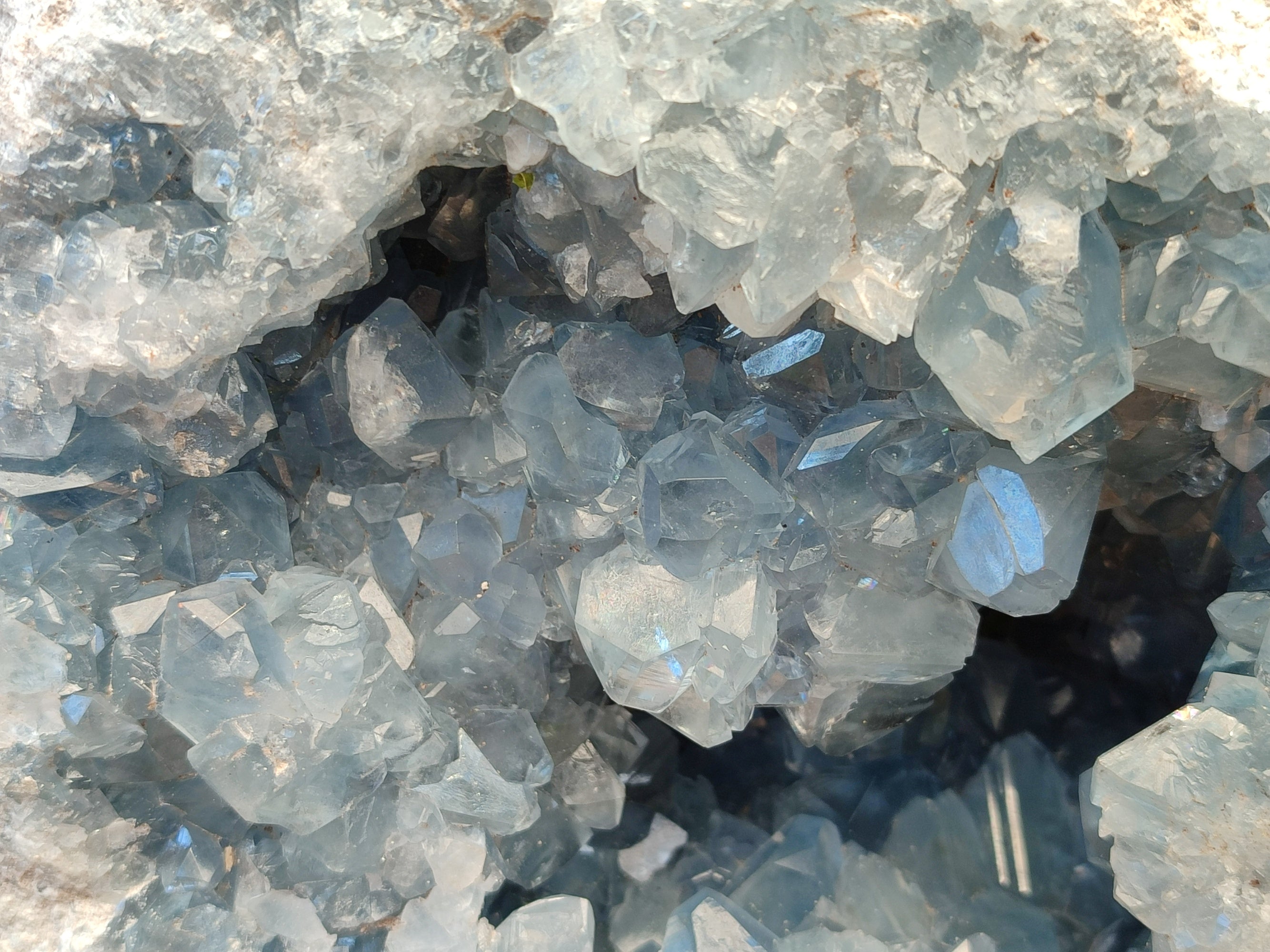 Natural Extra Large Celestite Geode Specimen x 1 From Sakoany, Madagascar - Toprock Gemstones and Minerals 