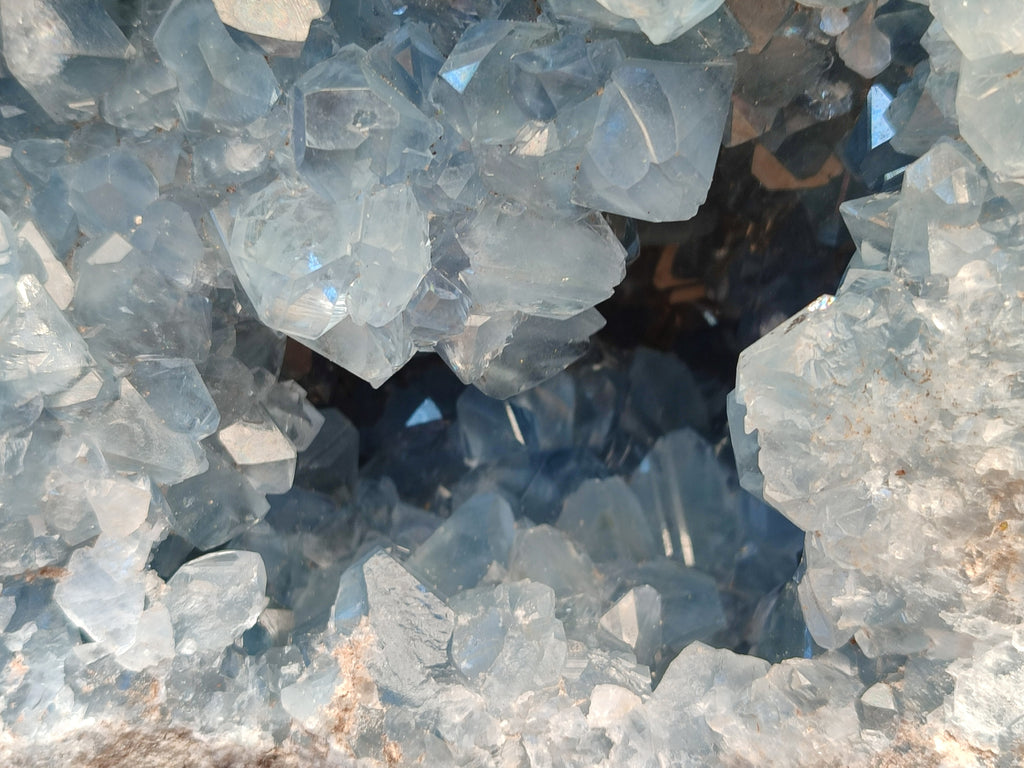 Natural Extra Large Celestite Geode Specimen x 1 From Sakoany, Madagascar - Toprock Gemstones and Minerals 