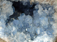 Natural Extra Large Celestite Geode Specimen x 1 From Sakoany, Madagascar - Toprock Gemstones and Minerals 