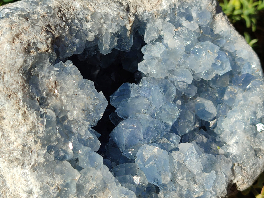 Natural Extra Large Celestite Geode Specimen x 1 From Sakoany, Madagascar - Toprock Gemstones and Minerals 
