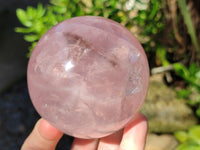 Polished Star Rose Quartz Spheres x 2 From Ambatondrazaka, Madagascar - Toprock Gemstones and Minerals 