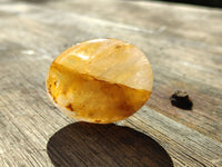 Polished Golden Healer Quartz Palm Stones x 20 From Madagascar