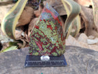 Polished Bastite Dragons Blood Stone Points x 2 From Tshipise, South Africa - Toprock Gemstones and Minerals 