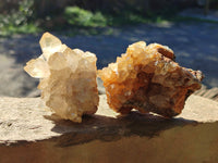 Natural Limonite Quartz Clusters x 24 From Solwezi, Zambia - Toprock Gemstones and Minerals 
