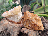 Natural Limonite Quartz Clusters x 24 From Solwezi, Zambia - Toprock Gemstones and Minerals 
