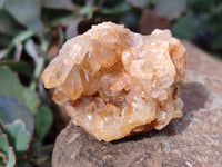 Natural Limonite Quartz Clusters x 24 From Solwezi, Zambia - Toprock Gemstones and Minerals 