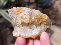 Natural Limonite Quartz Clusters x 24 From Solwezi, Zambia - Toprock Gemstones and Minerals 
