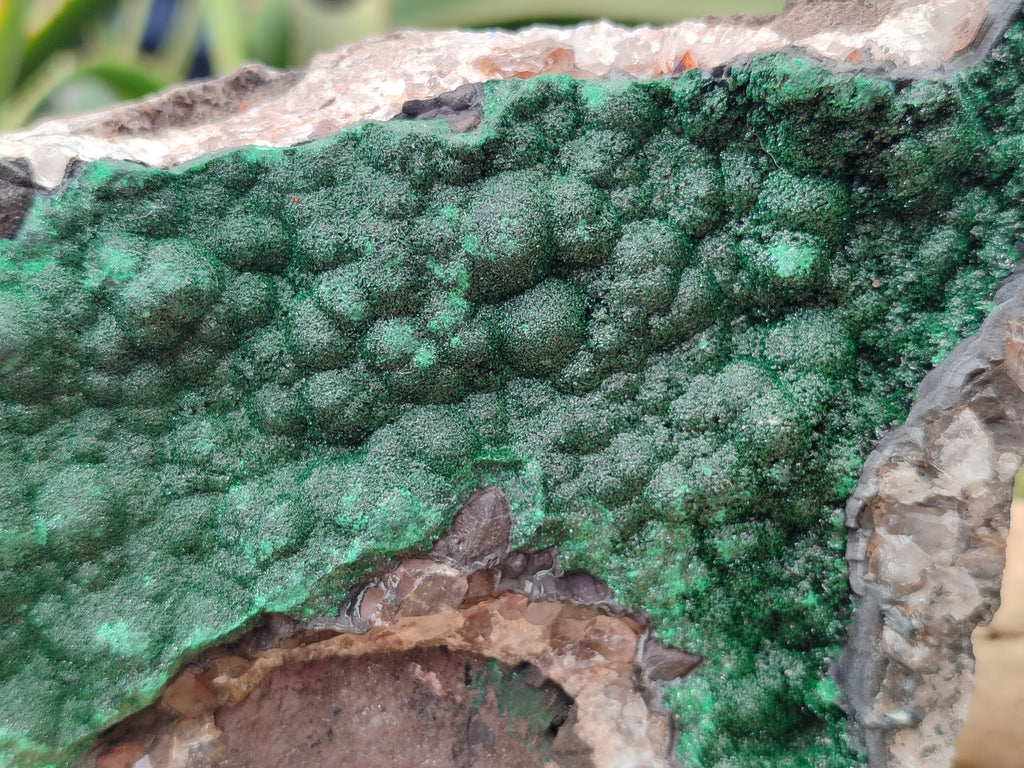 Natural Ball Malachite On Quartz Matrix Specimens x 1 From Mindigi Mine, Congo - Toprock Gemstones and Minerals 