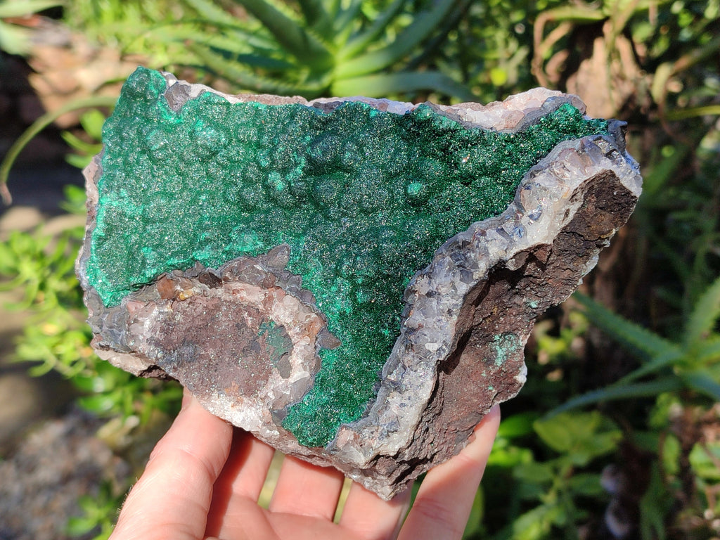 Natural Ball Malachite On Quartz Matrix Specimens x 1 From Mindigi Mine, Congo - Toprock Gemstones and Minerals 