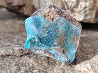 Natural Drusy Salrose with Chrysocolla and Malachite x 12 From Kakanda, Congo - Toprock Gemstones and Minerals 