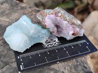 Natural Drusy Salrose with Chrysocolla and Malachite x 12 From Kakanda, Congo - Toprock Gemstones and Minerals 