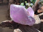 Natural Jacaranda Amethyst Quartz Cluster x 3 From Mumbwa, Zambia - Toprock Gemstones and Minerals 