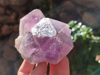 Natural Jacaranda Amethyst Quartz Cluster x 3 From Mumbwa, Zambia - Toprock Gemstones and Minerals 