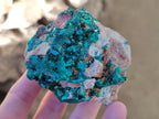 Natural Dioptase On Dolomite Specimens x 2 From Likasi, Congo - Toprock Gemstones and Minerals 