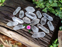 Polished Double Terminated Quartz Crystals x 24 From Madagascar - Toprock Gemstones and Minerals 