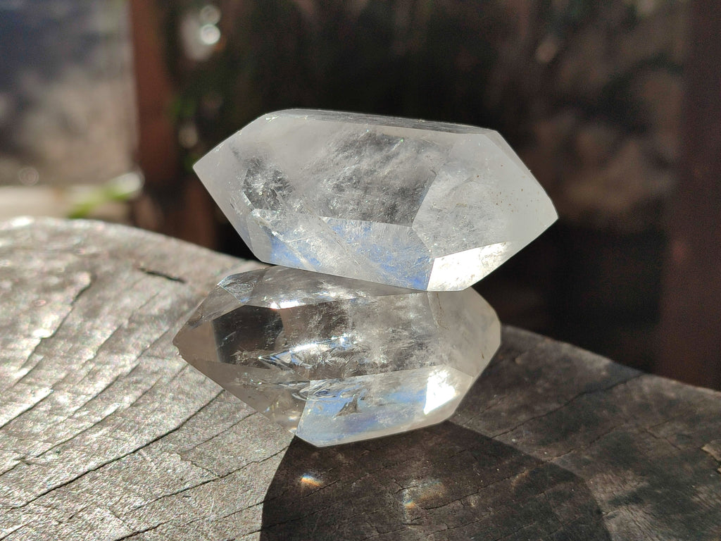 Polished Double Terminated Quartz Crystals x 24 From Madagascar - Toprock Gemstones and Minerals 