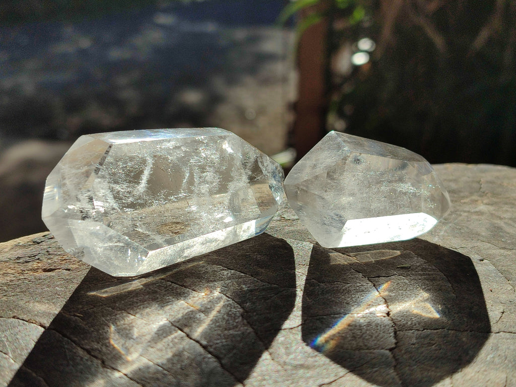 Polished Double Terminated Quartz Crystals x 24 From Madagascar - Toprock Gemstones and Minerals 
