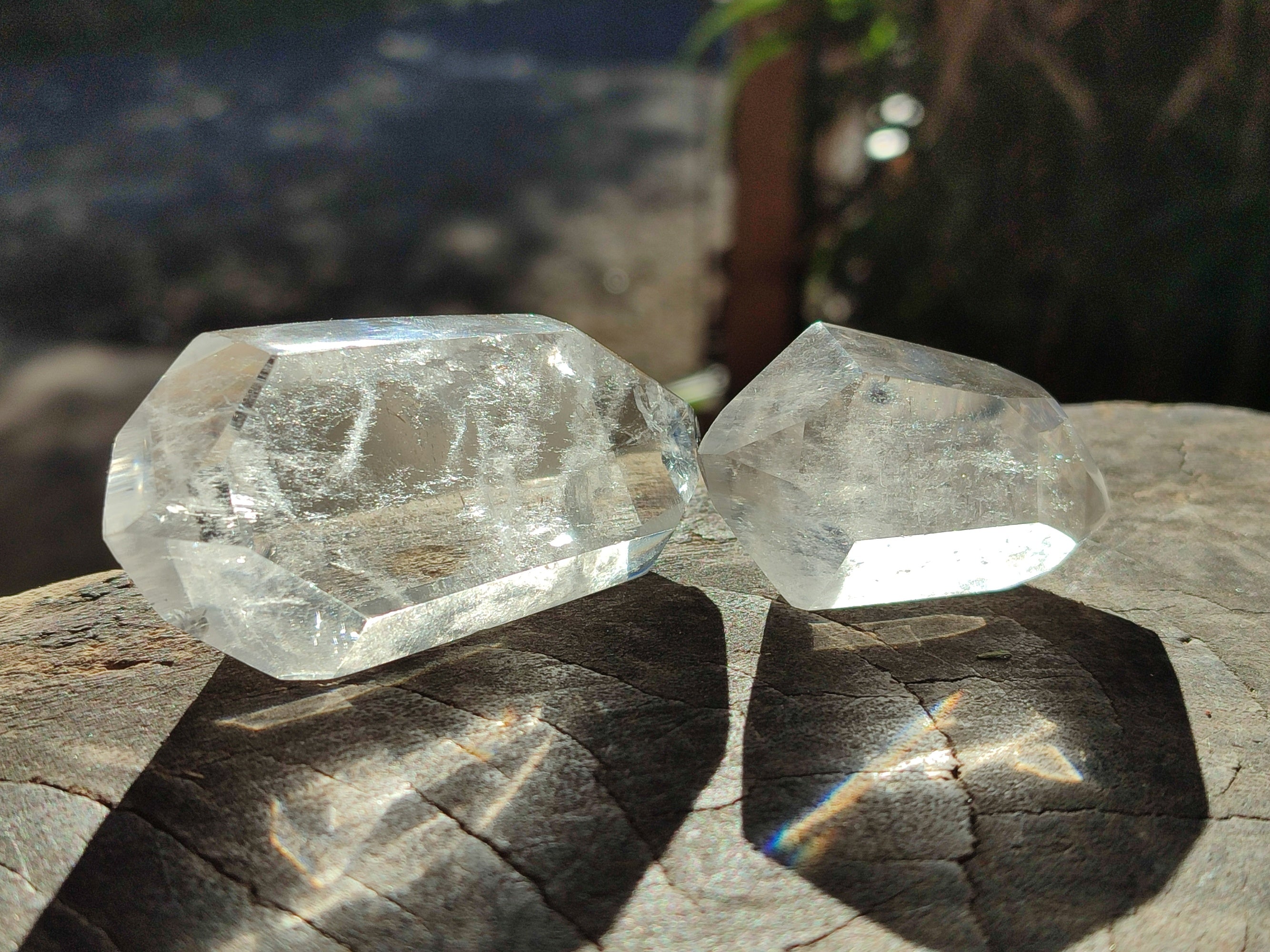 Polished Double Terminated Quartz Crystals x 24 From Madagascar - Toprock Gemstones and Minerals 